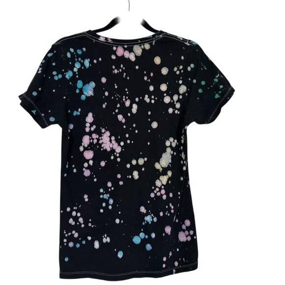 Lisa Frank Hot Topic Unicorn Paint Splatter Girls T-Shirt Large - Picture 5 of 5